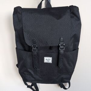 Hershel Retreat Black Canvas CU Backpack UNISEX NWOT